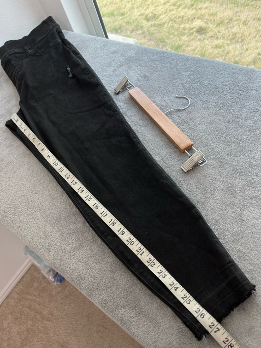 Spanx Distressed Skinny Jeans‎ Pull On Women’s 1X Black Stretch 20213P - Picture 10 of 10